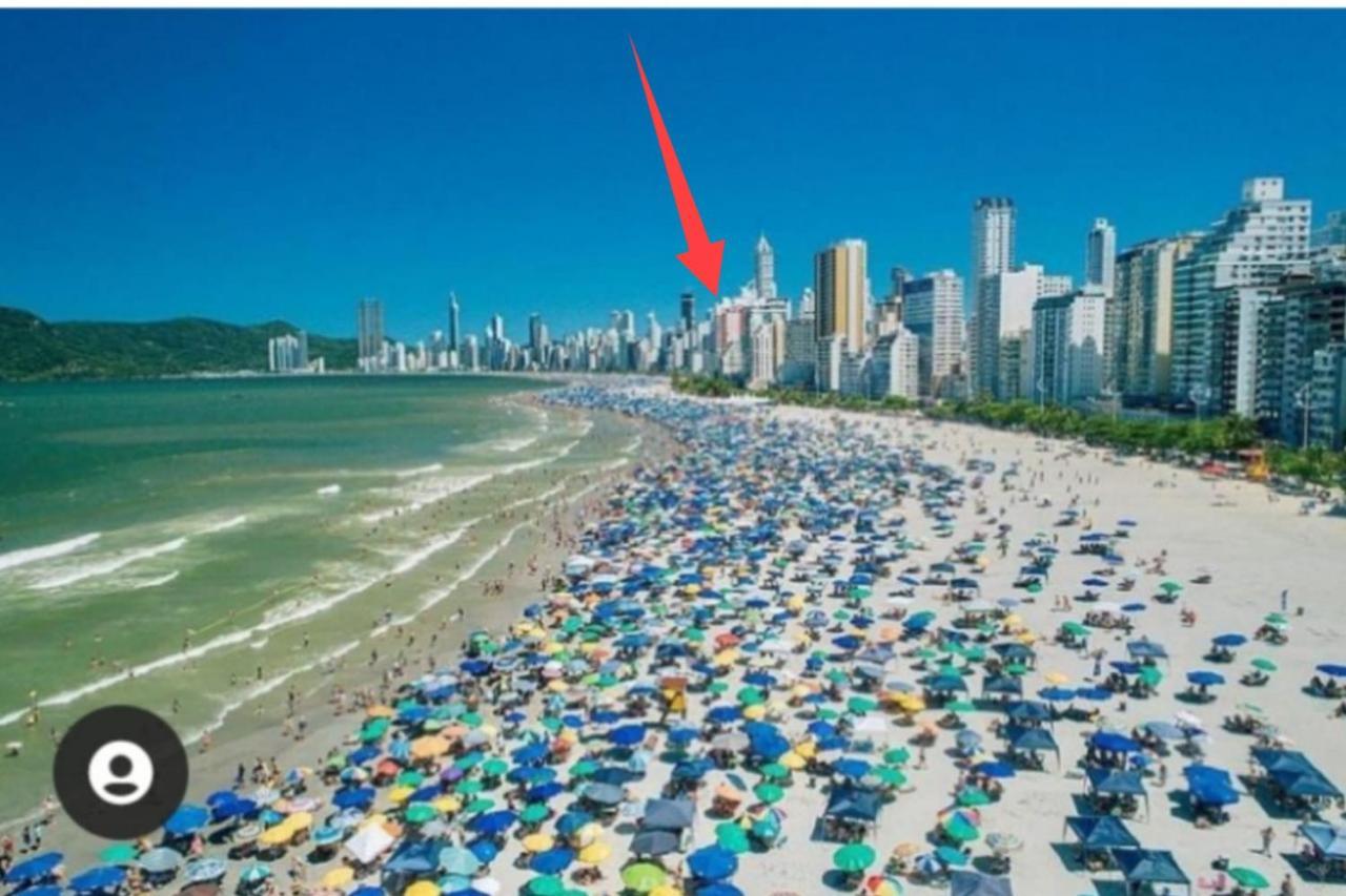 APARTAMENTO VISTA MAR - Pé na areia Balneario Camboriu Exterior foto